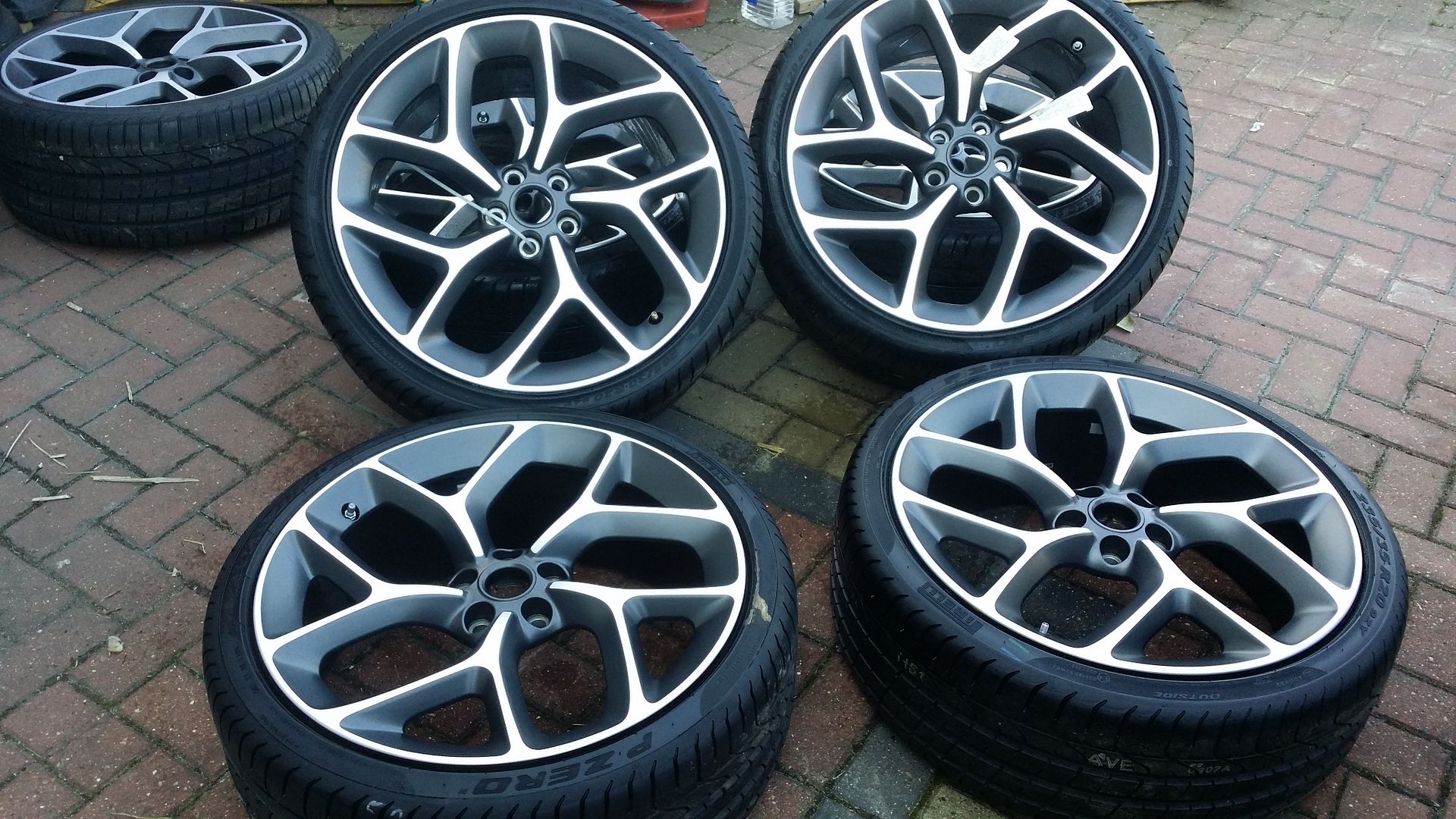 Set of PROPELLER 20" Genuine Diamond Cut JAGUAR XE Alloy wheels